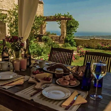 House With 2 In Rethymno, With Wonderful Sea View, Private Pool,